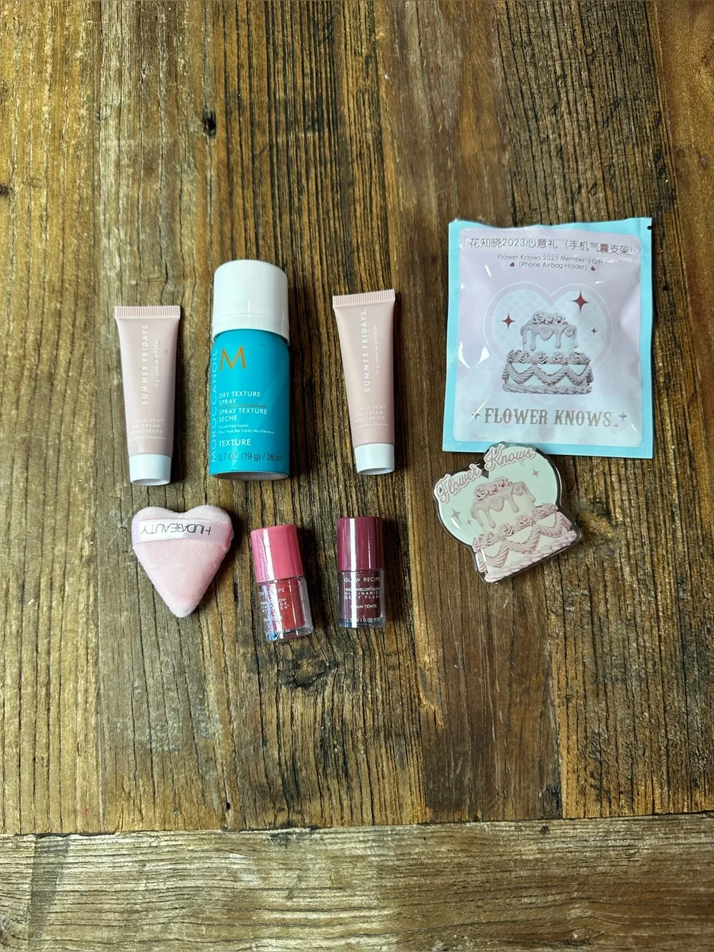 Moroccanoil Dry Texture Spray with Pink and Teal Accents - Women Makeup